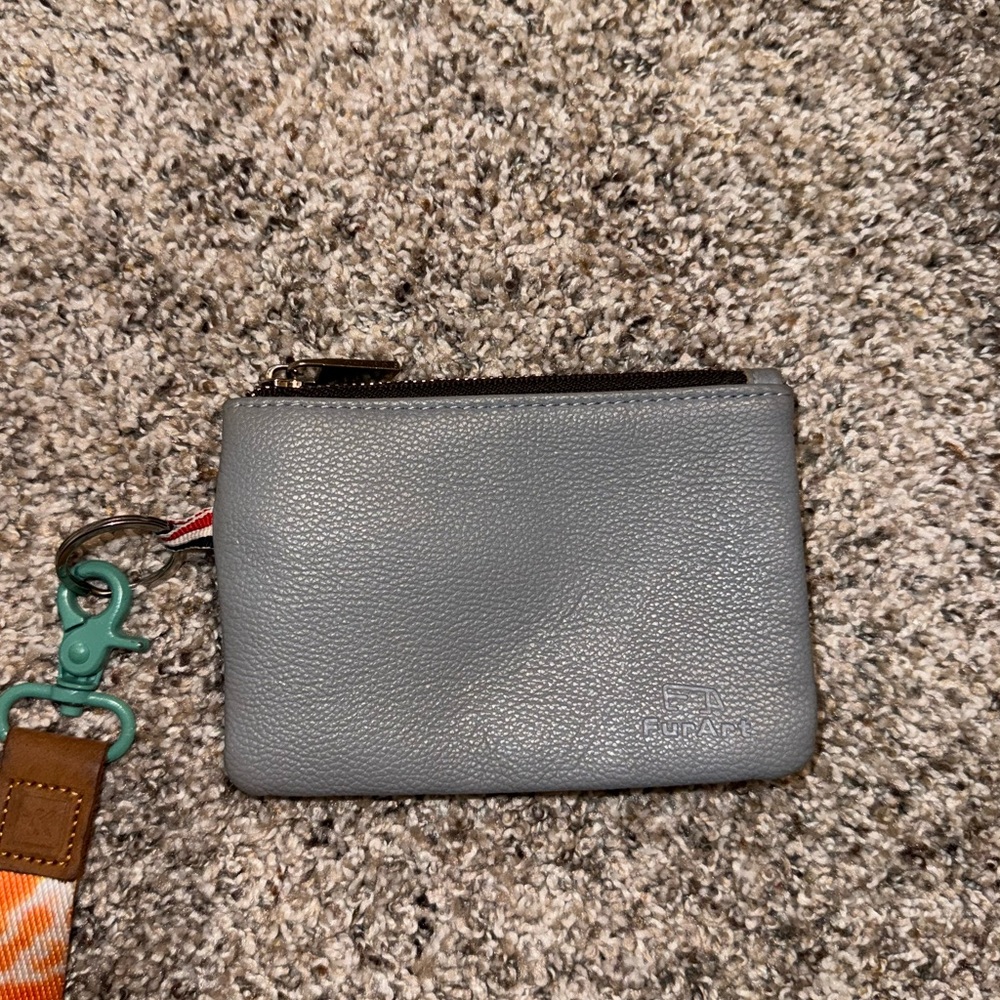 FurArt Mini Wallet with Threads Tie Dye Lanyard
